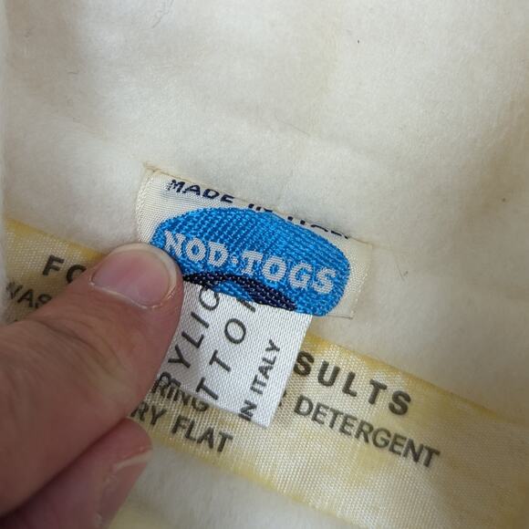 Vintage Nod-Togs Sleep Sack Yellow Fuzzy Bird Hooded Baby - Picture 5 of 5